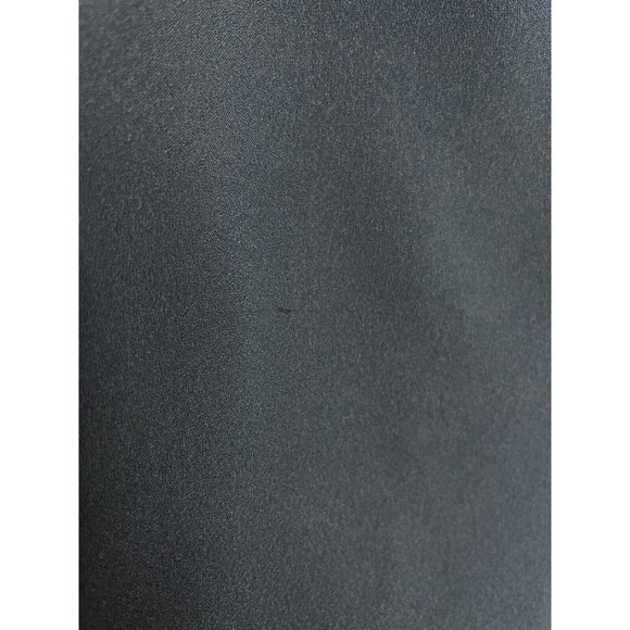 Ann Taylor Sz 00 Lace Collar Blouse Navy Blue Flutter Sleeve Keyhole Neck Fitted - Picture 10 of 10